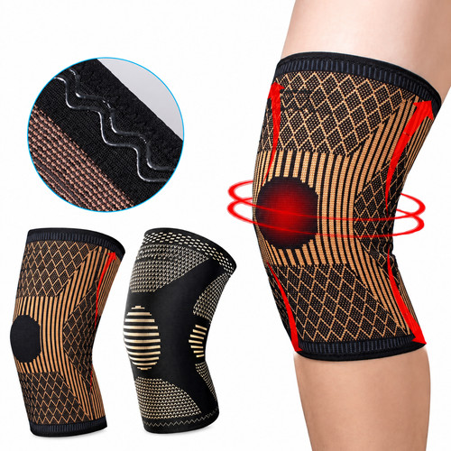 Copper knee brace with - knee,