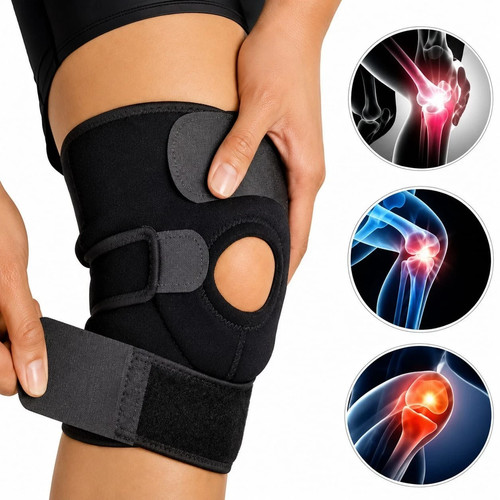 Adjustable knee brace support - brace,