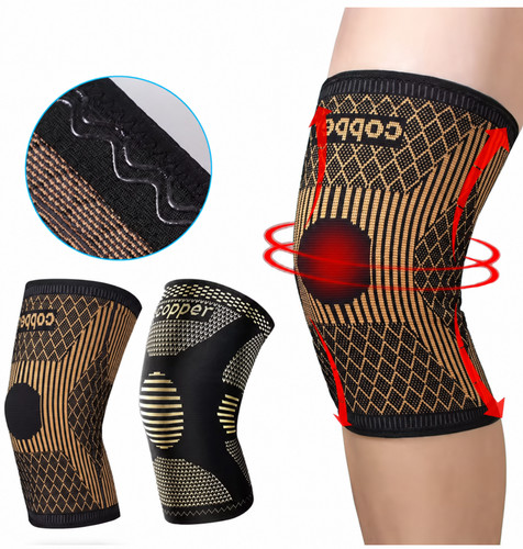 Copper knee brace for - knee,