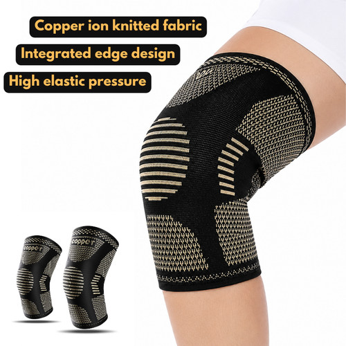 Copper knee support - copper, sleeve