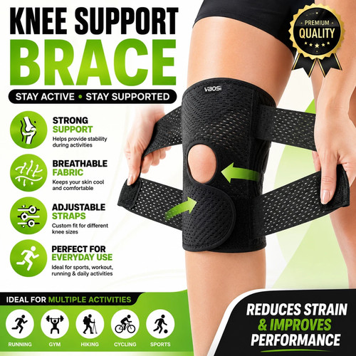 Compression knee support brace - support,