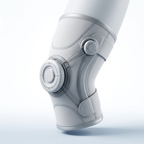 Knob knee brace - for, pain
