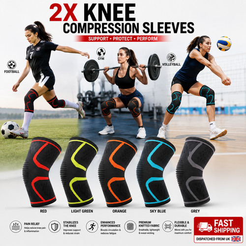 Knee support compression - 2x,