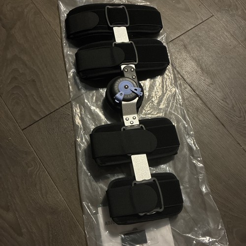 Hinged knee brace rom post - brace,