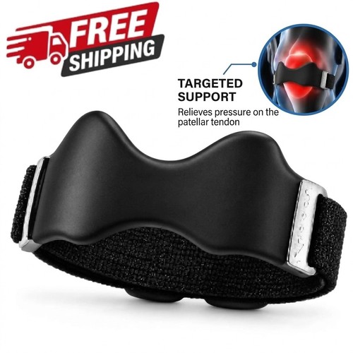Black precision strap knee - black,