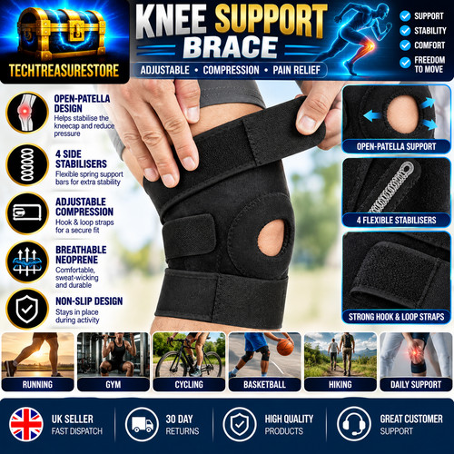 Knee support brace adjustable - support,