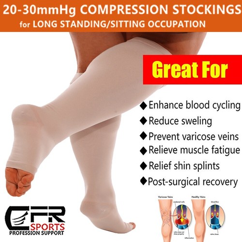 Plus size compression sock - plus,