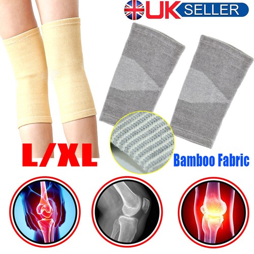 2pcs knee support - 2pcs, bamboo